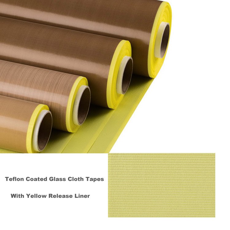 Teflon Tape Self Adhesive PTFE Coated Glass Fabric Fiber Sheet